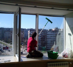 Мытье окон в однокомнатной квартире Ракитное